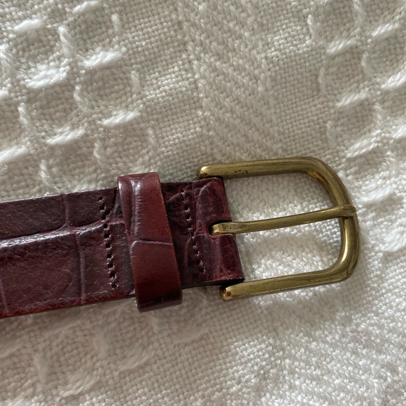 BRITISH BELT Genuine Leather Brown Belt Made in Great Britain Size 36 inch - Picture 6 of 6